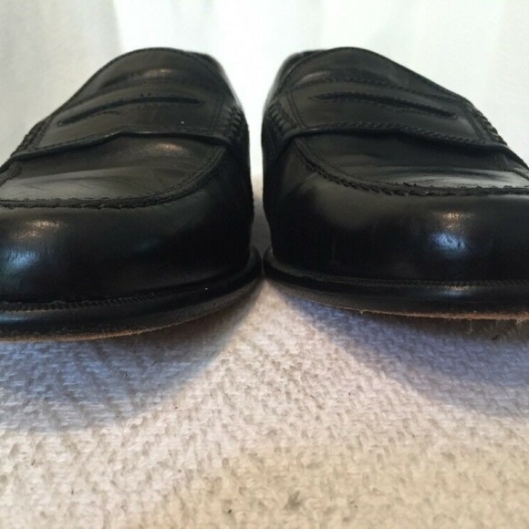 Johnston Murphy Apron Toe Penny Loafers Size 10W main image 6